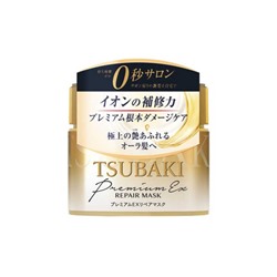 SHISEIDO Восстанавливающая экспресс-маска для волос TSUBAKI Premium Repair Mask с эффектом кератирования, банка 180гр