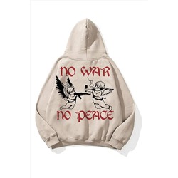 Trendiz Unisex War Peace Sweatshirt Taş Trndz1335