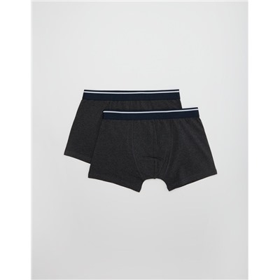 Pack 2 Boxers 'Stretch', Hombre, Gris Oscuro