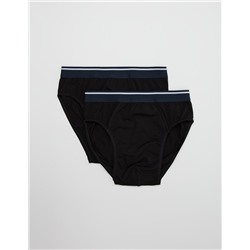 Pack 2 Calzoncillos 'Stretch', Hombre, Negro