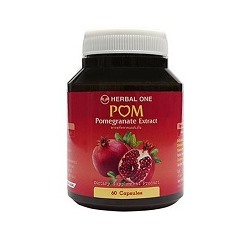 Пищевая добавка экстракт граната POM Herbal One 60 капсул / POM pomegranate extract Herbal One 60 caps