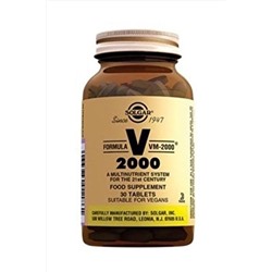 Solgar Formula Vm-2000 Multivitamin Ve Mineral 60 Tablet 5552555204612