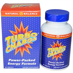 Natural Balance, Turbo Charge Энергетическая Формула 60 таблеток