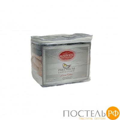 Набор полотенец Карвен Micro Cotton Premium "EZGI-4" 90*150 3шт. махра НS 986