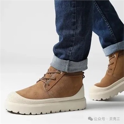 Офигенные зимние ботинки со шнурками на толстой подошве для мужчин. UG*G