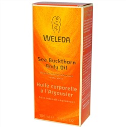 Weleda, Облепиховое масло для тела, 3.4 жидких унции (100 мл)