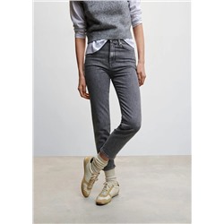 Jeans slim crop -  Mujer | MANGO OUTLET España