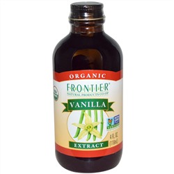 Frontier Natural Products, Органический экстракт ванили, 4 ж. унции (118 мл)
