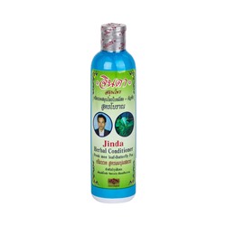 [JINDA HERBAL] Растительный кондиционер Jinda Herbal Сonditioner Fresh mee leaf + Butterfly Pea, 250 мл