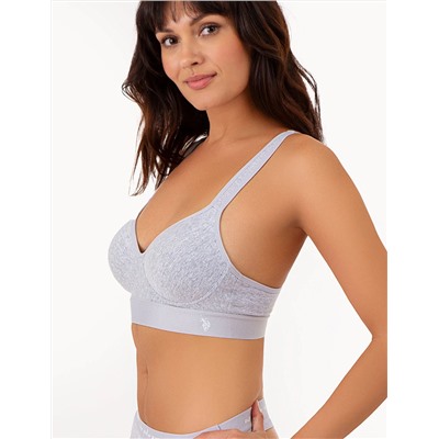 3PK MOLDED CUP RACER BACK BRAS WITH ADJUSTABLE STRAPS