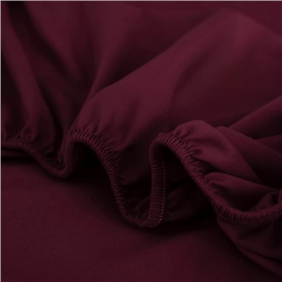 Комплект постельного белья Однотонный Сатин на резинке CSR022