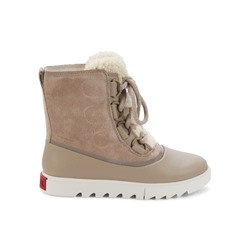 SOREL Joan of Arctic Next Lite Shearling-Trimmed Leather Boots