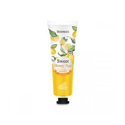 DEOPROCE SWEET HONEY YUJA PERFUMED HAN DCREAM Парфюмированный крем для рук с экстрактами мёда и юдзу 50г