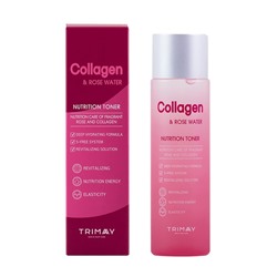 Collagen & Rose Water Nutrition Toner, Питательный тонер с коллагеном и розовой водой