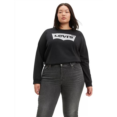 LEVI'S® LOGO RELAXED CREWNECK SWEATSHIRT (PLUS SIZE)