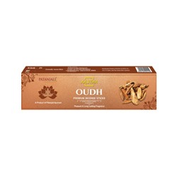 PATANJALI Aastha Premium Agarbatti Oudh  Благовоние Священное дерево (масальные) 20шт