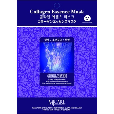 MJCARE COLLAGEN ESSENCE MASK Тканевая маска  для лица с коллагеном 23г