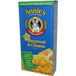 Annie's Homegrown, Макароны с сыром, 6 унций (170 г)