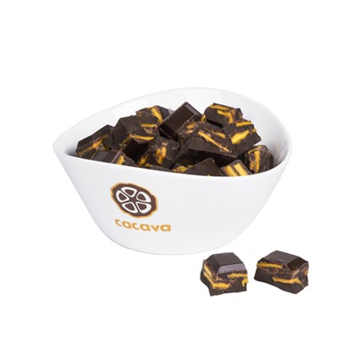 Тёмный шоколад "Манго в кубе", 70 % какао (с кусочками манго), в наличии с 1 мая 2024 г.