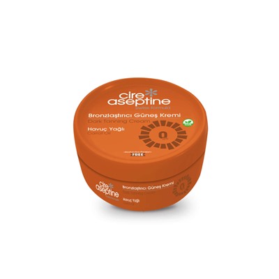 [CIRE ASEPTIN] Крем для загара 0 SPF CARROT OIL Dark Tanning Cream, 200 мл