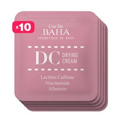 [COS DE BAHA] НАБОР ПРОБНИКОВ Крем для лица для жирной кожи ЛЕЦИТИН / НИАЦИНАМИД DC Cos De Baha Drying Cream, 1,5 мл х 10 шт.
