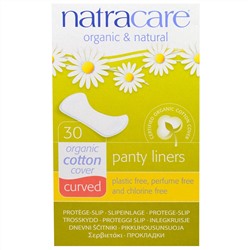Natracare, Природные ежедневные прокладки, 30 гибких ежедневных прокладок
