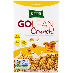 Kashi, GoLean Crunch! мед, миндаль, лен, 14 унций (397 г)