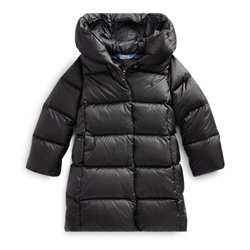 GIRLS 2-6X Quilted Down Long Coat