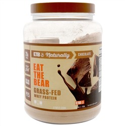 Eat the Bear, Сывороточный протеин на травяной основе, шоколад, 735 г (1,62 фунта)