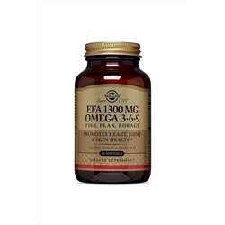 Solgar Efa 1300 mg Omega 3-6-9 Fısh Flax Borage 033984020276