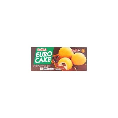 Бисквитные пирожные с шоколадным кремом (6 шт) от EURO Brand 144 гр / EURO Brand Puff Cake And Marble Choco Cream 144 g