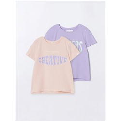 2-PACK OF PRINTED SHORT SLEEVE T-SHIRTS