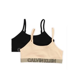 Ribbed Crop Bralettes - Pack of 2