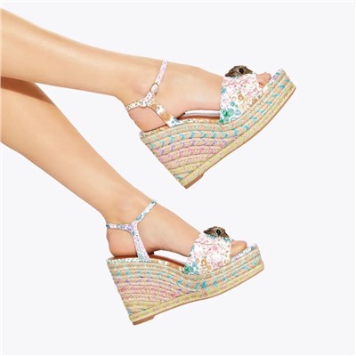 FLORAL COUTURE WEDGE HEEL KURT GEIGER LONDON