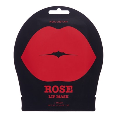 KOCOSTAR ROSE LIP MASK Гидрогелевая маска для губ с экстрактом розы