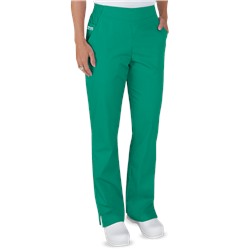 UA Butter-Soft STRETCH Scrubs Ladies PETITE Flat Front Pant with Back Elastic