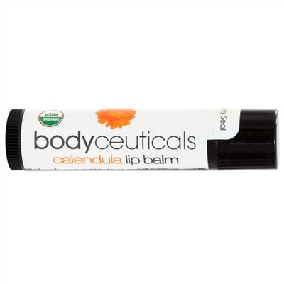 Bodyceuticals Calendula Skincare, Календула, бальзам для губ, 0,15 унции (4,25 г)