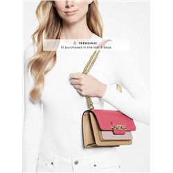 Heather Extra-Small Color-Block Leather Crossbody Bag