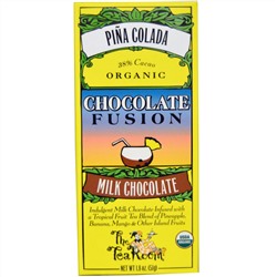The Tea Room, Шоколадный напиток Chocolate Fusion с молочным шоколадом, Пина Колада, 1.8 унций (51 г)