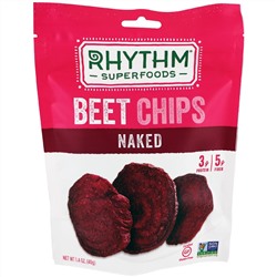 Rhythm Superfoods, Свекольные чипсы, без добавок, 1,4 унции (40 г)