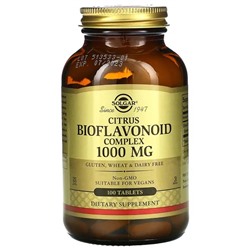 Solgar, Citrus Bioflavonoid Complex, 1,000 mg, 100 Tablets
