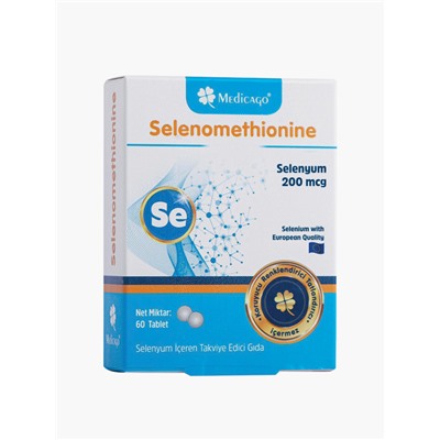 Medicago - Selenomethionine - селен (Se), 200 мкг, 60 таблеток