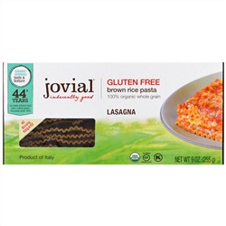 Jovial, Органическая паста из коричневого риса, лазанья, 9 унций (255 г)