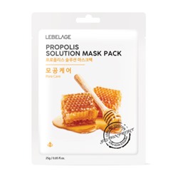 [LEBELAGE] Маска для лица тканевая ПРОПОЛИС Propolis Solution Mask Pack, 25 г