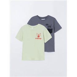 PACK OF 2 PRINTED T-SHIRTS