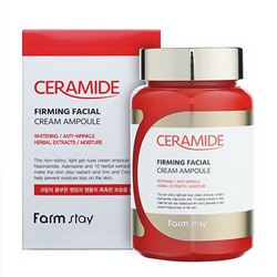 FarmStay Ceramide Firming Facial Cream Ampoule Укрепляющий ампульный крем-гель с керамидами 250мл