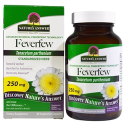 Nature's Answer, Пиретрум, стандартизированное средство, 250 мг, 90 растительных капсул