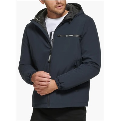 Water Resistant Hooded Jacket Calvin Klein