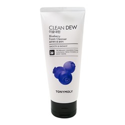 TONYMOLY CLEAN DEW Blueberry Foam Cleanser Очищающая пенка для умывания с экстрактом черники 180мл