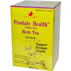 Health King, травяной чай для здоровья простаты, без кофеина, 20 чайных пакетиков, 30 г